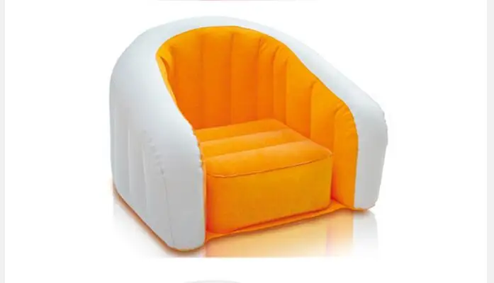 69x56x48cm authentic INTEX hairy U-shaped children inflatable sofa lazy sofa inflatable chair stool air bean bag chair
