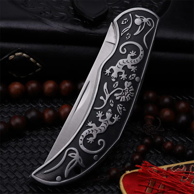 2018 New Free Shipping 7cr17mov Steel Tactical Folding Knife Survival Outdoor Camping Pocket Hunting Knives Multi-function Tools