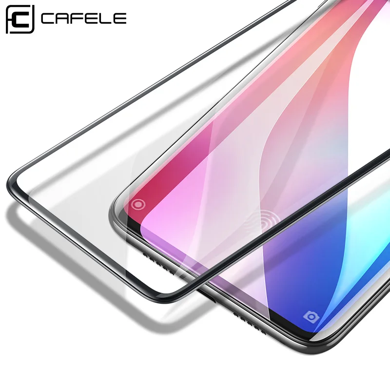 CAFELE Tempered Glass for Xiaomi Mi 9 Mi9 Ultra Thin Full Covered Screen Protector for Xiaomi Mi 9 Mi9 Black Edge HD Clear Film