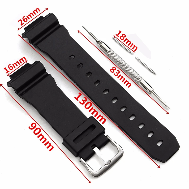 G Shock Strap Replacement Watch Band Strap For G Shock Dw 6900 With Batch needles 2