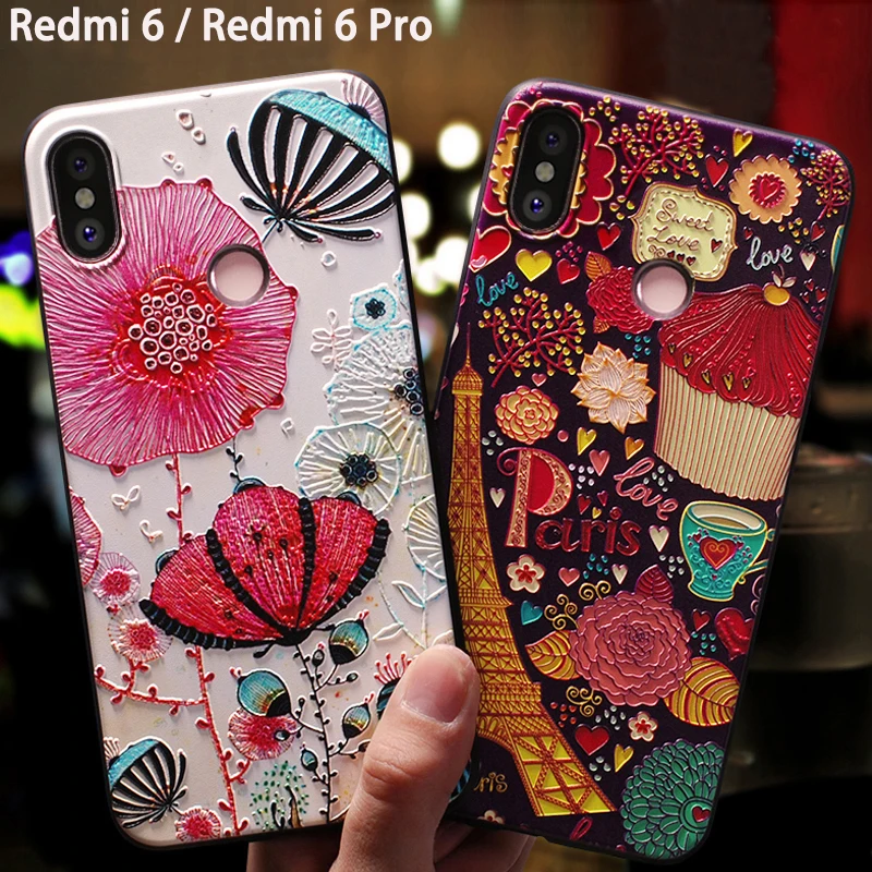 Роскошный чехол YonLinTan для Xiaomi Redmi 6 pro 6pro Redmi6 Xiomi мягкая задняя часть телефона 3D