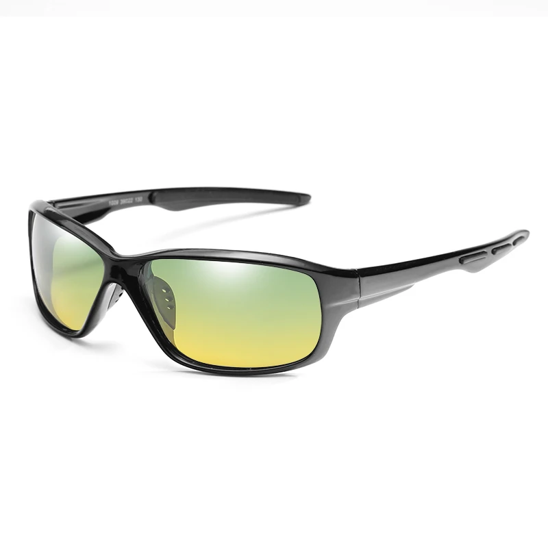 Поляризационные солнцезащитные очки для мужчин и женщин с функцией ночного видения, спортивные солнцезащитные очки, UV400, очки для вождения в ночное время - Цвет линз: KPRY1009-C12