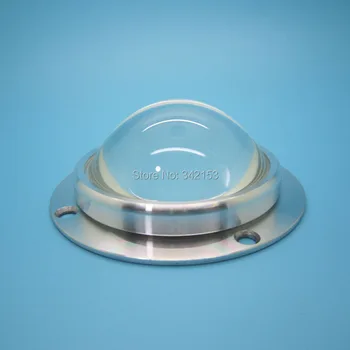 

67mm Glass Led Lens +Aluminum Fix Frame Ring+Reflector For 20W - 100W High Power Led Emitter Lamp Light Street Light