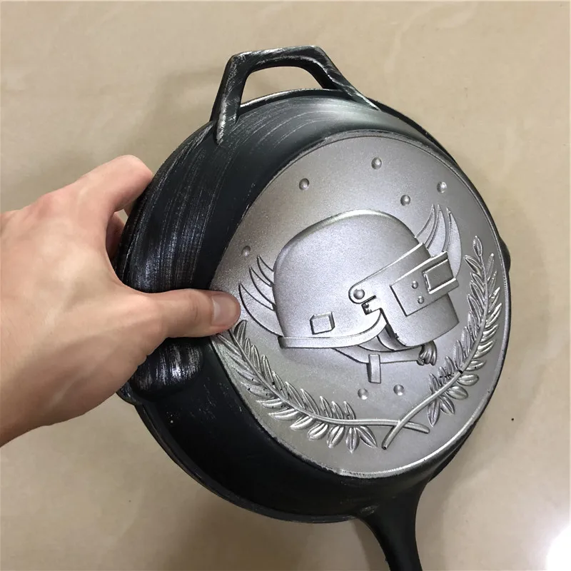 1:1 Косплей оружие реквизит PUBG Saucepan игры аниме ролевые игры Хэллоуин Cos дети подарок безопасности PU 42 см