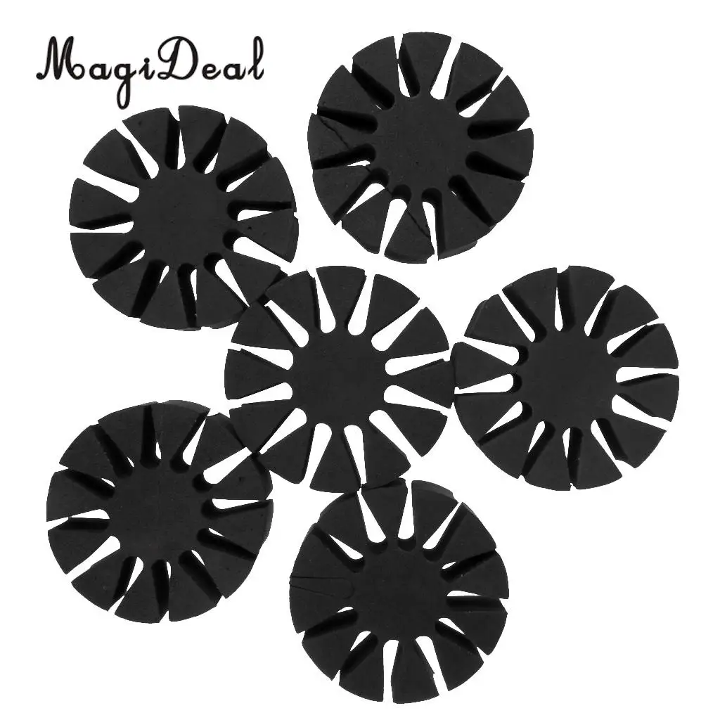 MagiDeal 6Pcs Archery Arrow Holder EVA Foam Round Rack 12 Arrows