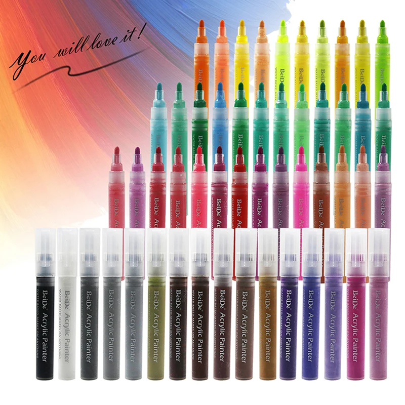 

acrylic paint marker flow smooth great coverage Paint Marker