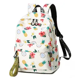 Женский USB зарядка 14-15,6 дюймов рюкзак для ноутбука для подростков студентов девочек школьный рюкзак сумка печать женские походные рюкзаки