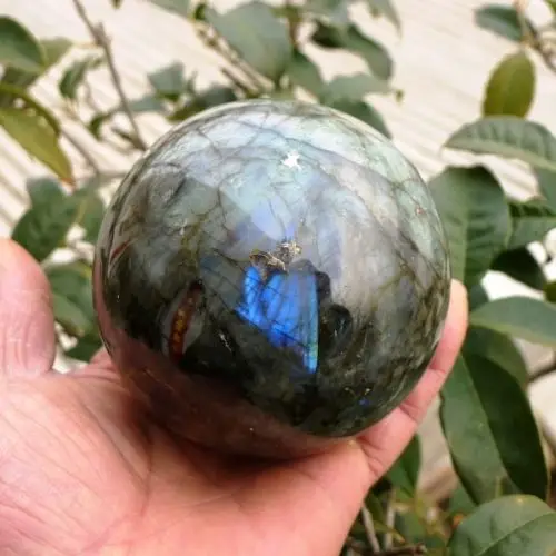 WW 04797 nature Labradorite crystal sphere ball reiki healing WW 04797 nature Labradorite crystal sphere ball reiki healing