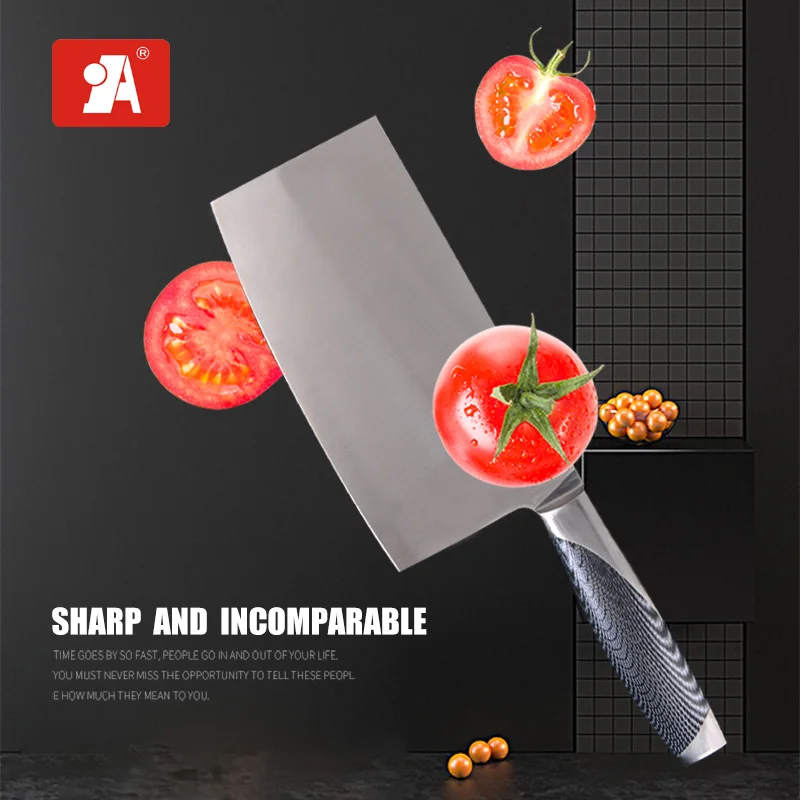 

A BRAND Stainless Steel Kitchen Knives Multifunctional Chopping Kitchen Knife Sharp Blade New Handle Design Meat Cleaver Knives