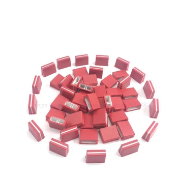 

100PCS/lot red color Mixer Channel Crossfader Cap Knob For PIONEER DJM-250 350 400 600 700 800