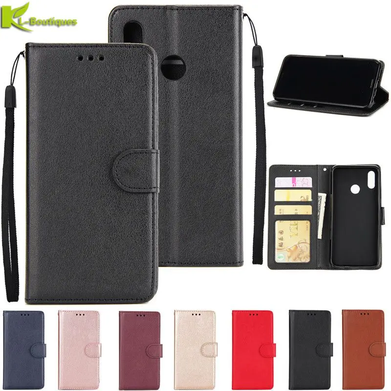 

Leather Case on for Coque Huawei P Smart Plus Cover for HUAWEI P Smart Plus 6.3 inch Fundas Classic Style Flip Wallet Phone Case