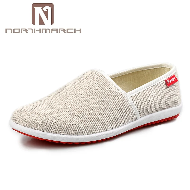 NORTHMARCH Men Casual Shoes Breathable Summer Men Shoes Slip-On Soft Flat Shoes For Men Fashion Men's Loafers Shoe Footwear