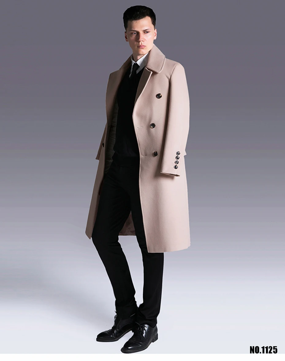 Зимняя мужская куртка, шерстяное пальто, приталенные куртки, модная верхняя одежда, Теплая мужская повседневная куртка, пальто, пальто размера плюс 6XL, размер#18066