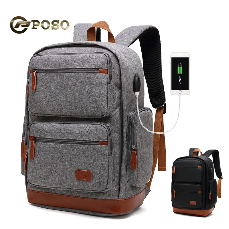 Мужской рюкзак для ноутбука с usb-зарядкой для 15 15,4 15,6 дюймов, сумка для ноутбука с большой емкостью, Зарядка для ноутбука, hp, бизнес, bag621