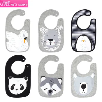

Saliva towel baby children bibs baby boys and girls burp cloths 6 months -3 years old increase Big waterproof bibs