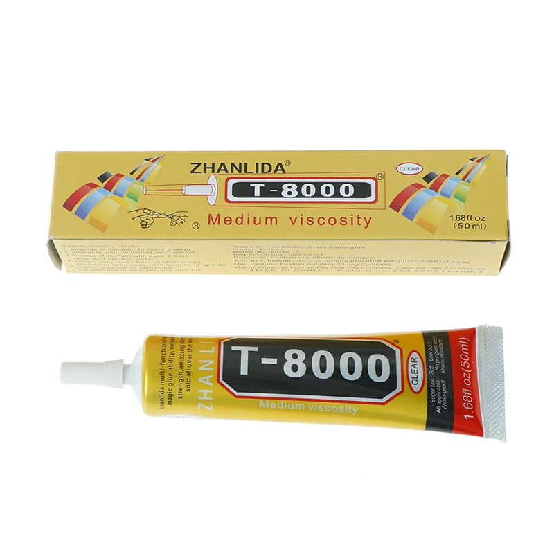 

110MLSuper Metal Rubber Leather Wood Paper Textile T8000 Liquid Glue T-8000 Touch Screen Cloth Adhesive School Stationery Store