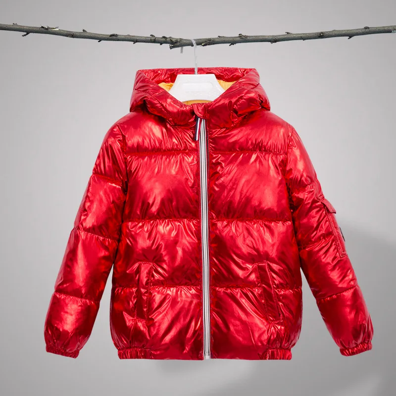 

Children Winter Coats for Girls Outerwear Hot Stamping Thick White Duck Down Jacket Parkas Teenage Boys Jackets Kids Clothing