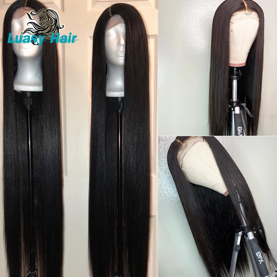 ILARIA парики из натуральных волос на кружевной основе для черных женщин 32 34 36 38 40 дюймов бразильские волосы remy кружевные фронтальные парики с детскими волосами