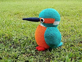 

Amigurumi Crochet doll - Kingfisher