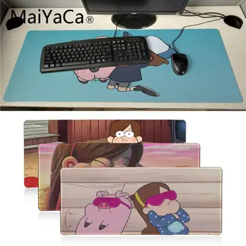 

MaiYaCa Cool Gravity Falls pig Rubber Mouse Durable Desktop Mousepad Free Shipping Large Mouse Pad Keyboards Mat xxl mouse pad