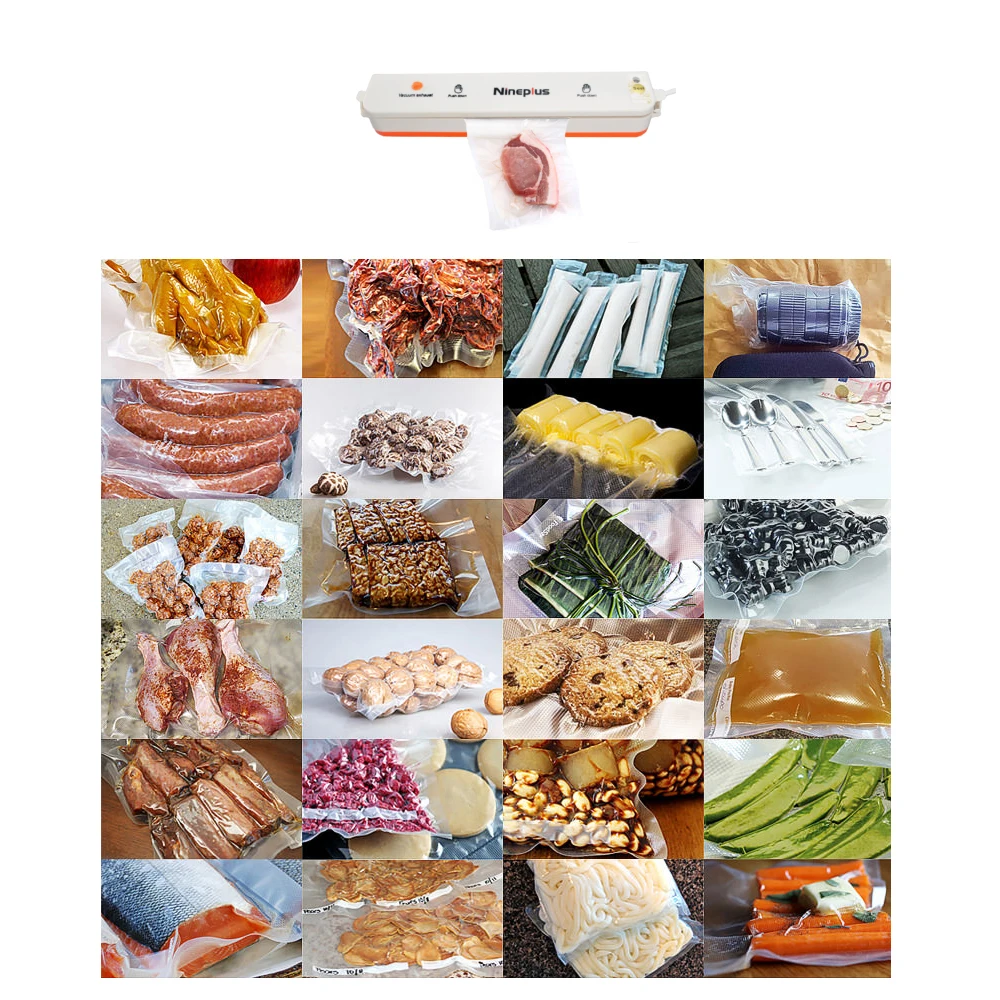 Nineplus 28 см x 500 см/рулон новый вакуумный Термоупаковщик с бесплатной резкой пакеты