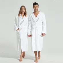 Мужской банный халат зимний халат мужской s толстый теплый длинный банный халат-кимоно мужские теплые халаты ночной халат Домашняя одежда Рождество