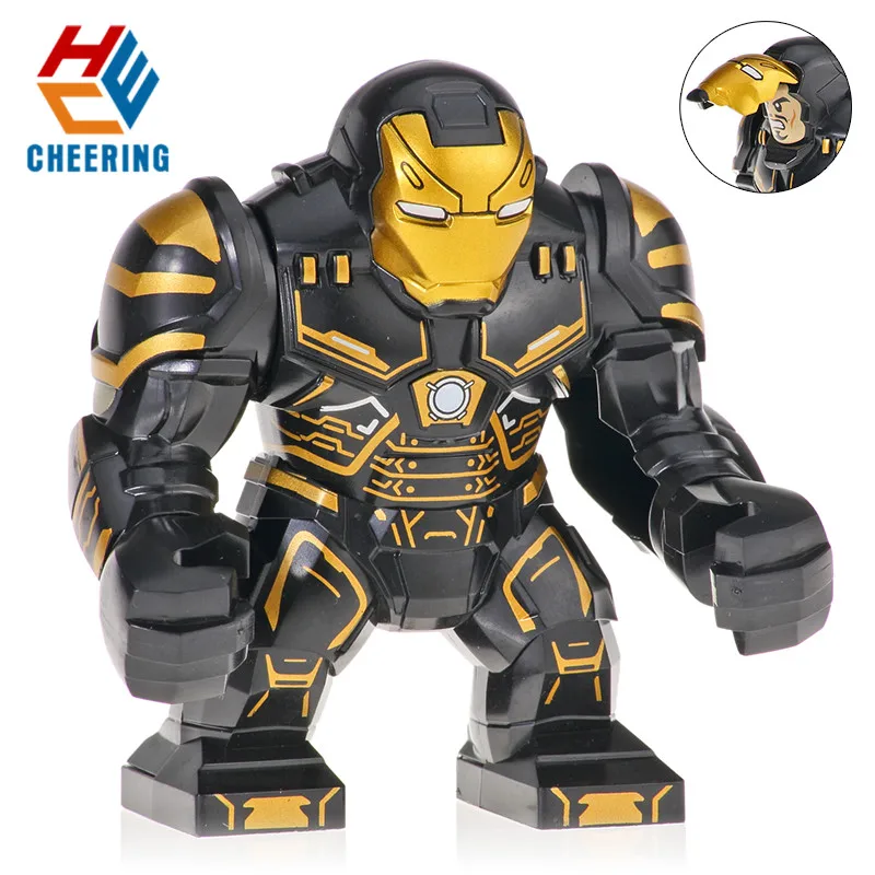 

Single Sales Super Heroes Big Models With Iorn Man Model Bricks Building Blocks For Children Toys Kid Gift KF652