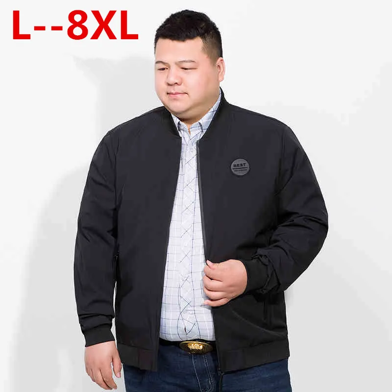 Большие размеры 10XL 8XL 6XL 5XL брендовая одежда новая весенняя зимняя ветровка мужская куртка Бомбер хлопковые пальто мужские большие