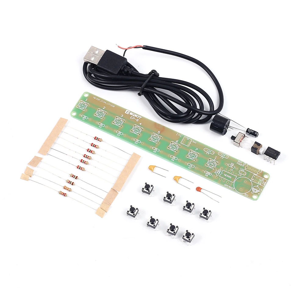 Набор для сборки электронных компонентов NE555 EP 8 C51 MCU Laser Harp|Интегральные схемы| |