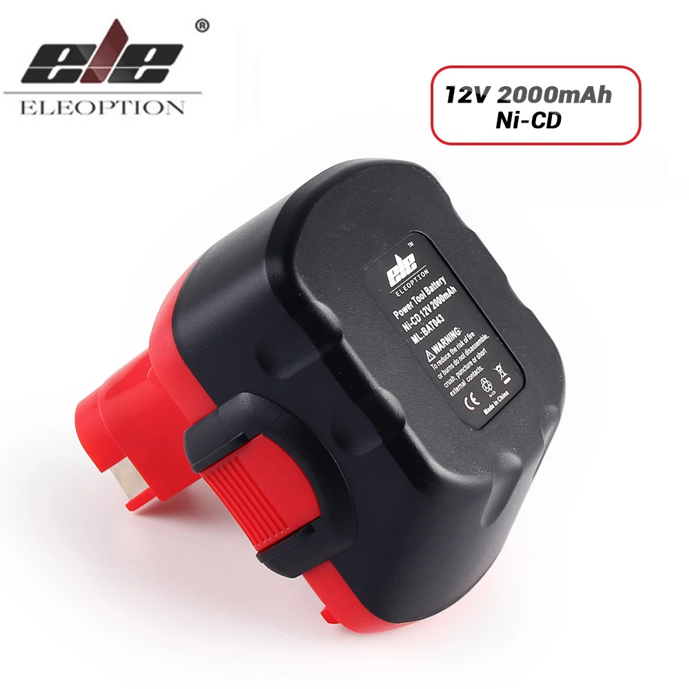 For BAT043 12V 2000mAh Ni-CD Power Tool Battery for Bosch GSR 12 VE-2,GSB 12 VE-2,PSB 12 VE-2, BAT043 BAT045 BTA120 26073 35430 For BAT043 12V 2000mAh Ni-CD Power Tool Battery for Bosch GSR 12 VE-2,GSB 12 VE-2,PSB 12 VE-2, BAT043 BAT045 BTA120 26073 35430