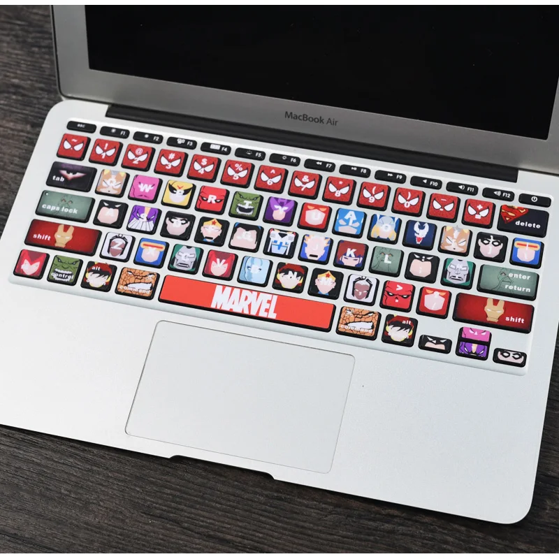 Adequado para Macbook Adesivo de Teclado Capa Letra Translúcido m1 ar Independente Adesivo Air13 Pro15 - Imagem 2