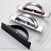 Tatami Hidden Door Handles Zinc Alloy Recessed Flush Pull Cover Floor Cabinet Handle Bright Chrome Dark Furniture Hardware ► Photo 1/6