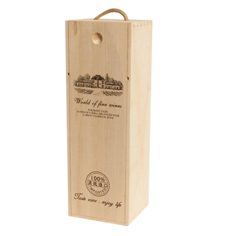 Красное вино деревянная коробка для одной бутылки индивидуальные подарочная коробка Lafite виноград виски упаковочная коробка новое поступление