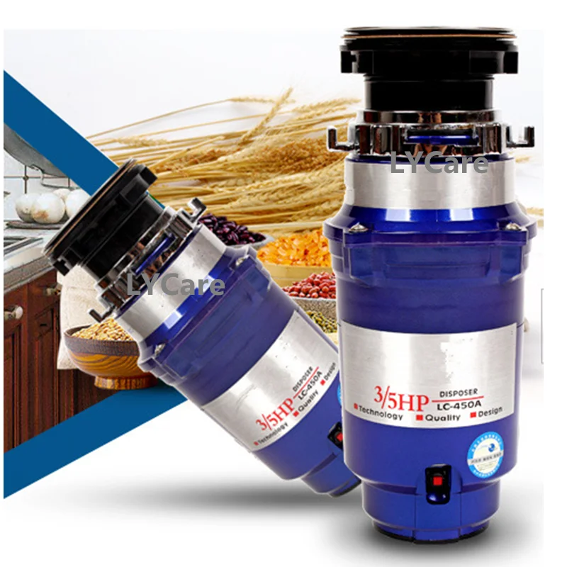

Kitchen Food Waste Disposal Crusher Food Waste Disposer Kitchen Appliances Garbage Disposer Processor Motor 50hz 350W