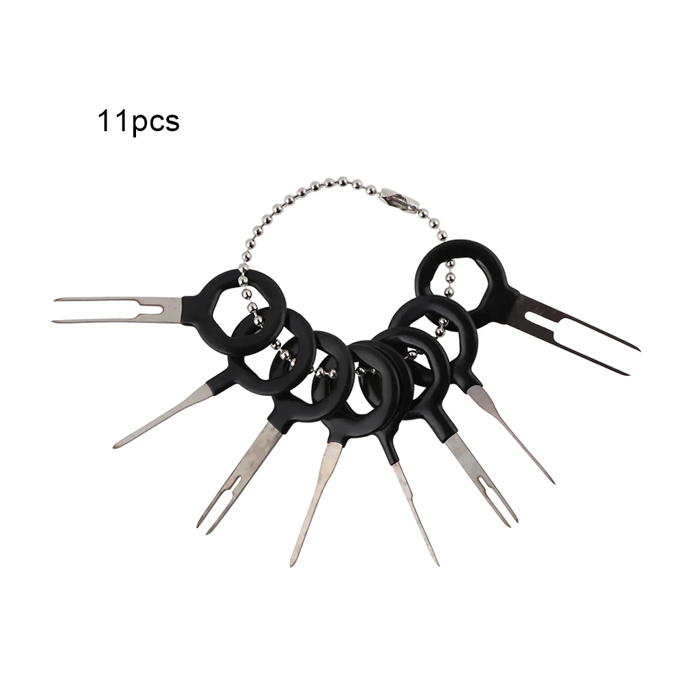 3/8/11 шт. терминал удаление инструмент автомобильных электрических обжимной разъем для проводов штырь экстрактор ремонтный набор ручного инструмента штекер ключ "сделай сам" - Цвет: 11pcs