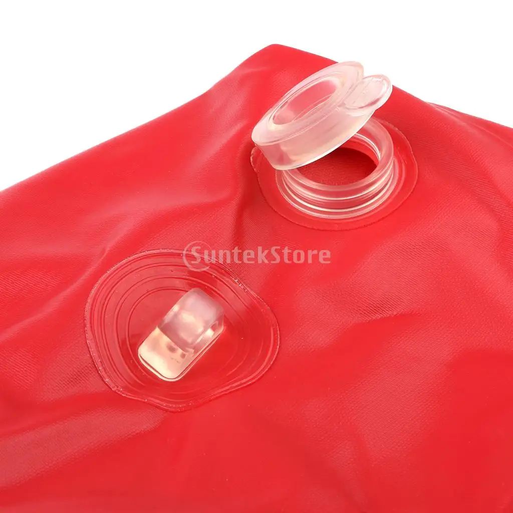 Underwater Scuba Diving Snorkeling Inflatable Buoy Float Signal Diver Down Flag with Surface Buoy Marker + Yellow Line