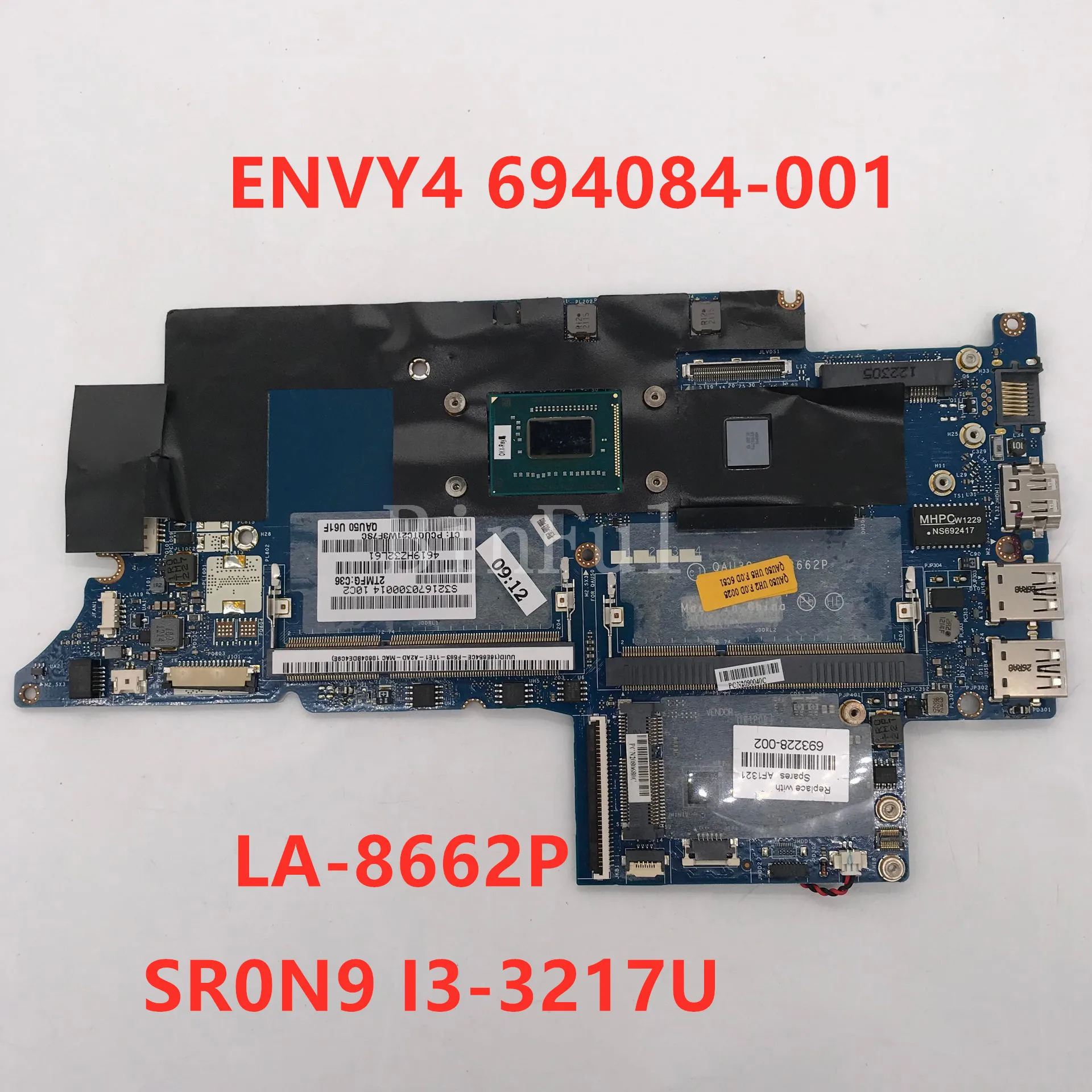 Высокое качество для envy 4 1000 материнская плата ноутбука 694084 001 693228 002 QAU30 LA 8662P с SR0N9