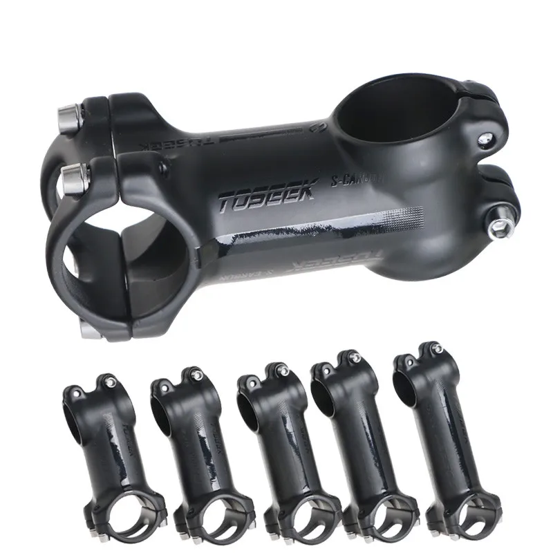 

TOSEEK Ultra-light Mtb Stem 31.8 mm Aluminum 6061 Bicycle Stem Bike Carbon Fiber Exterior 60/70/80/90/100/110/120 mm