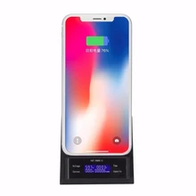 10 Вт Smart Беспроводной Зарядное устройство для samsung Galaxy S9 Примечание 8 Беспроводной док-станция для зарядки iPhone X 8 8 плюс huawei P20 Pro Xiaomi