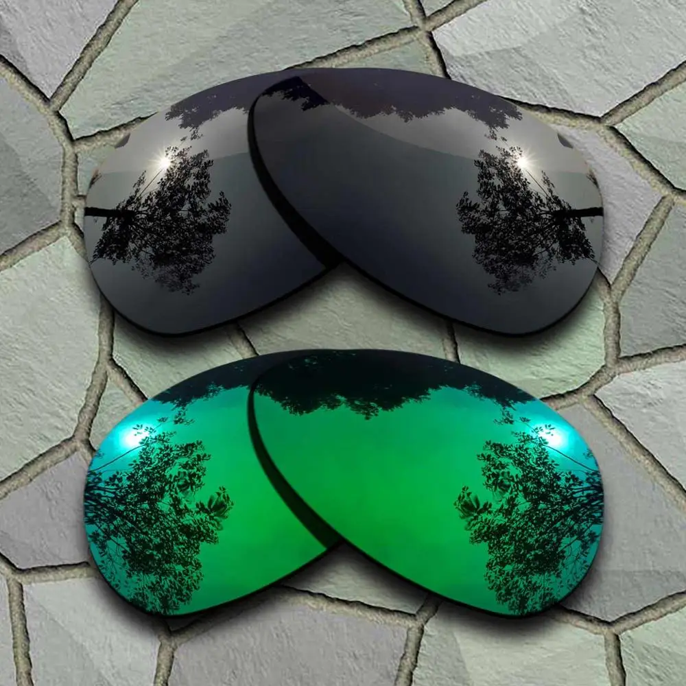 Black-Jade Green Серые Черные И Нефритовые зеленые солнцезащитные очки поляризованные Сменные линзы для солнцезащитных очков - Цвет линз: Black-Jade Green