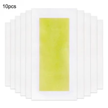 10 шт., летние профессиональные восковые полоски для удаления волос для депиляции, двухсторонняя холодная Восковая бумага для бикини, ног, тела, лица