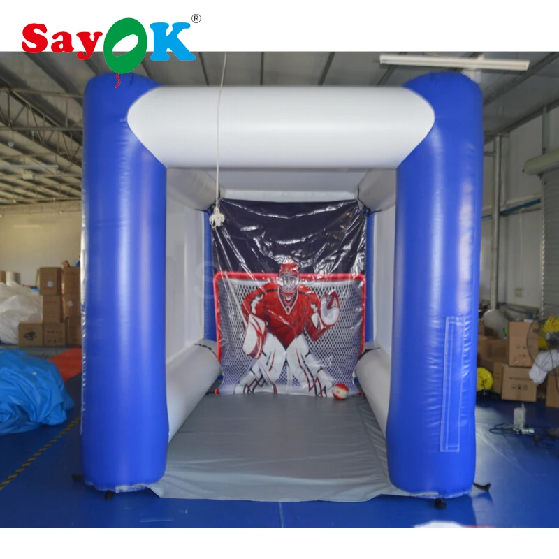 Buy Outdoor/Indoor PVC inflatable mini hockey rink for