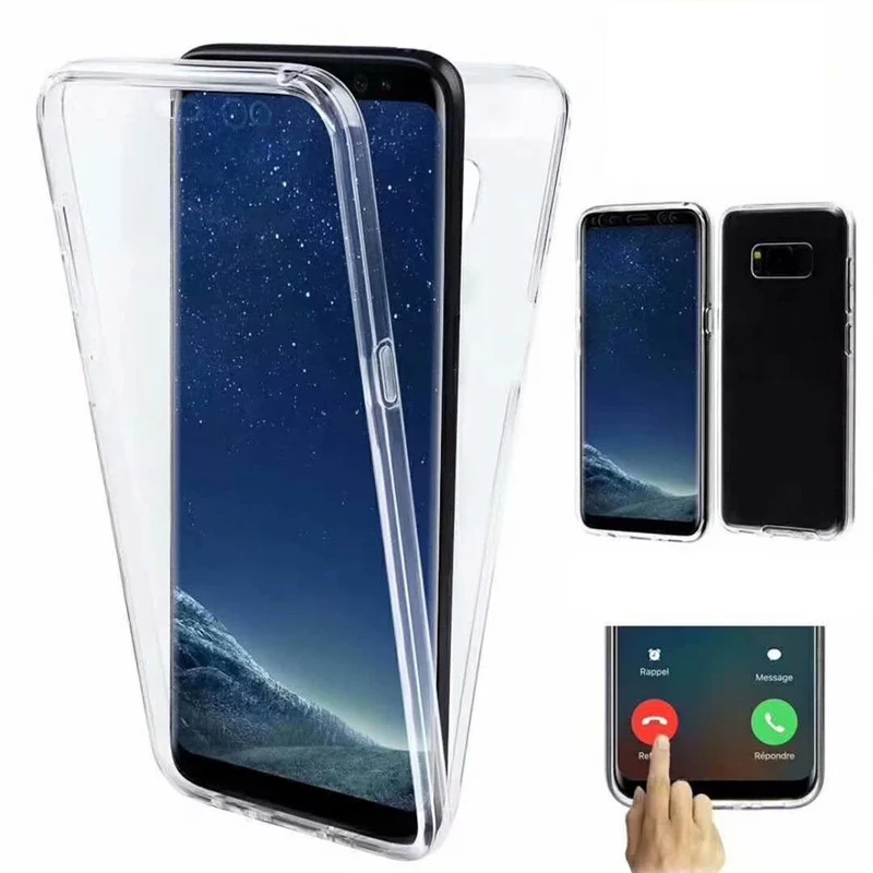

Coque X XR XS MAX 8plus Carcasa 360 Degree Full Protect Simple Couples Soft Case for iphone 6 7 6s 8 Plus 5 SE Simple 2In1 Cover