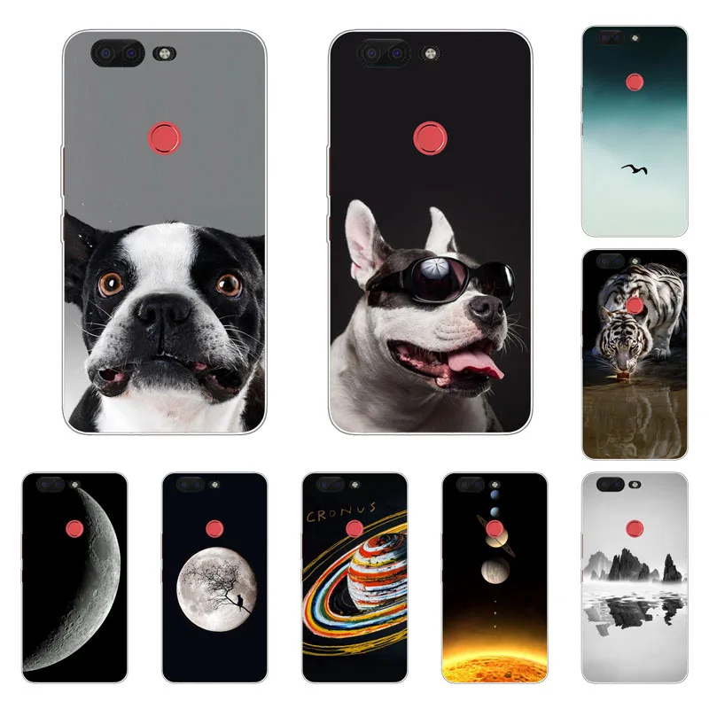 Infinix Zero 5 X603 Case Silicon Handsome dog Painting Soft TPU Back Cover for Phone protect cases shell |
