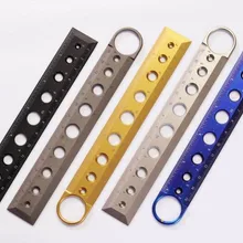 Титановая оборонная чертеж линейки вращающаяся линейка 15 см измерительное правило защита EDC инструмент