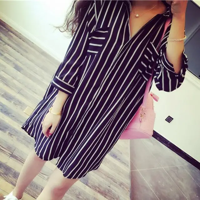 quarter sleeve shirt dress
