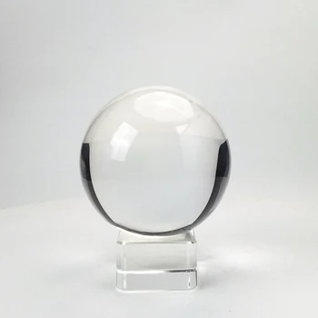 

At Retail 8CM Kinds Of Color 1 Pcs/Lot Diamete Miniatures Crystal Ball Quartz Glass Ball Home Decoration Accessories Gifts
