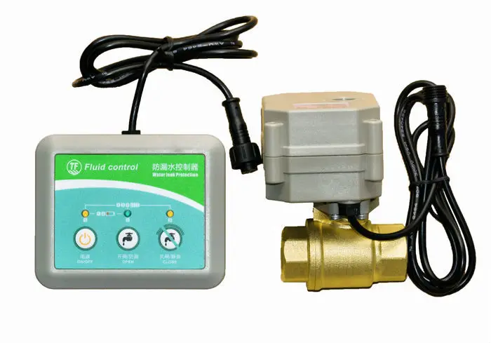 Intelligent water leakage controller with DN15 brass ...