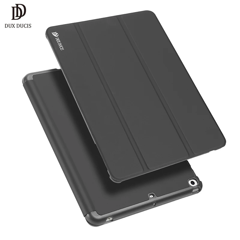 

DUX DUCIS Leather Smart Case For iPad 9.7 2018 Luxury PC Flip Cover for iPad 2018 2017 9.7 inch Auto Sleep + Pencil Holder Funda