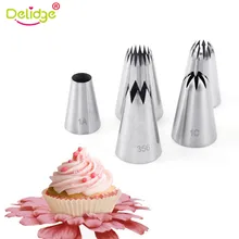 Tips-Set Pastry-Tools Cake-Cream Decoration Icing-Piping-Nozzle Stainless-Steel Large